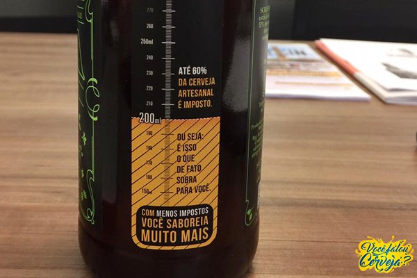 Leia mais sobre o artigo Garrafas da Schornstein ganham régua que mostra o volume de impostos