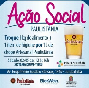 Leia mais sobre o artigo Cervejaria Paulistânia realiza nova arrecadação de alimentos e itens de higiene