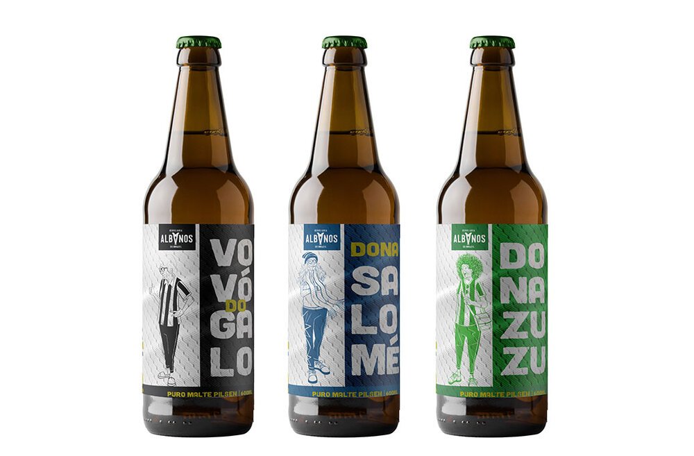 No momento, você está visualizando Linha de cervejas Albanos homenageia torcedoras símbolo