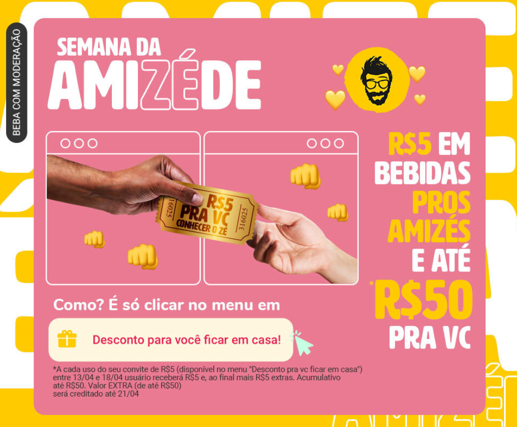 Leia mais sobre o artigo Zé Delivery cria “Semana da amiZÉde” e oferece até 50 reais de desconto em produtos