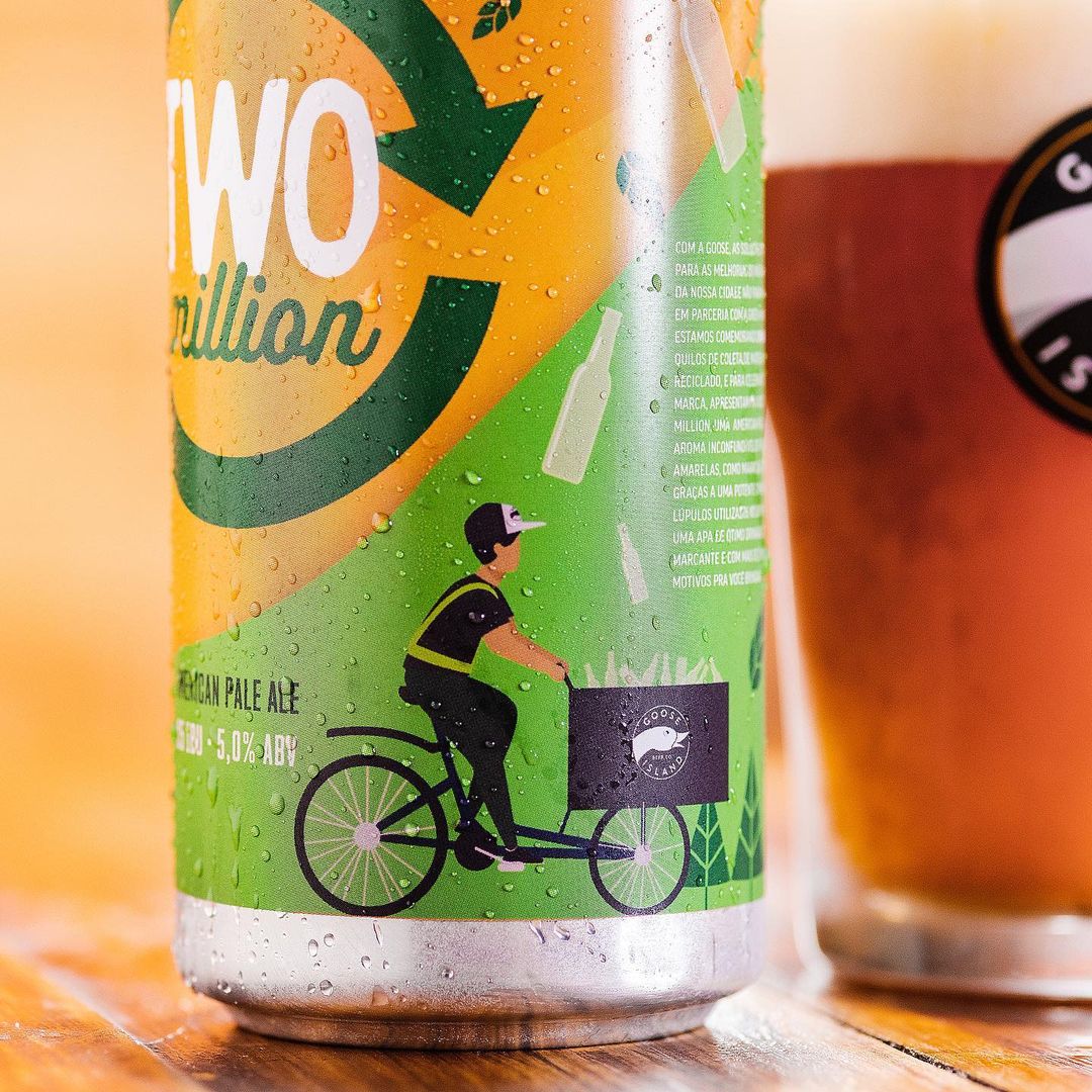 Goose Island celebrar duas mil toneladas de embalagens recolhidas em programa Green Mining - Você Falou Cerveja - Blog Cervejeiro