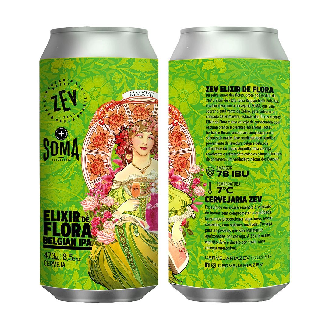 ZEV e a SOMA Cervejaria celebram a chegada da Primavera com Elixir de Flora - Você Falou Cerveja - Blog Cervejeiro