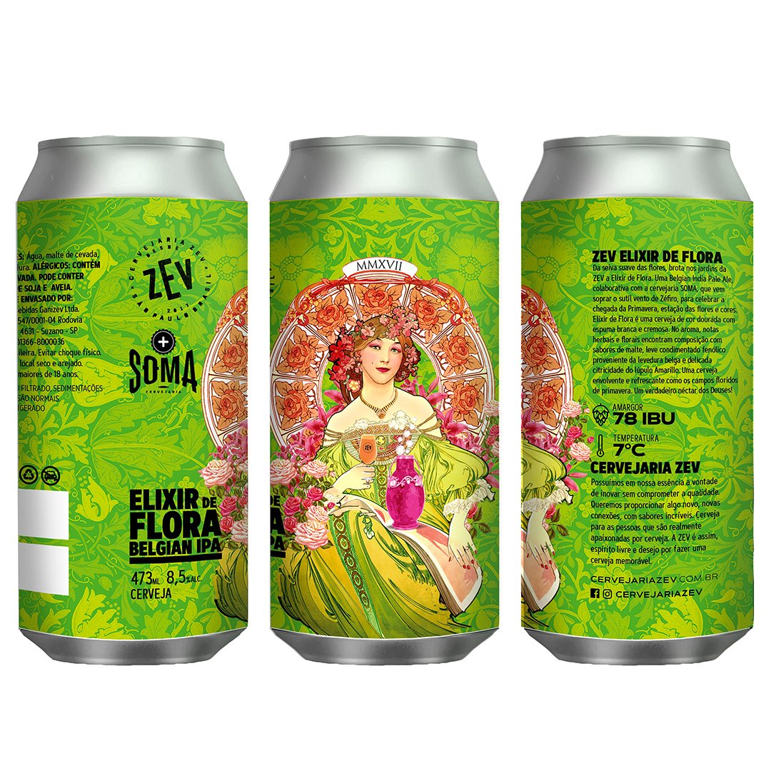 Leia mais sobre o artigo ZEV e a SOMA Cervejaria celebram a chegada da Primavera com Elixir de Flora
