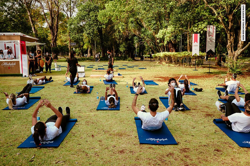 Leia mais sobre o artigo Cerveja Michelob Ultra monta espaço no Parque Ibirapuera