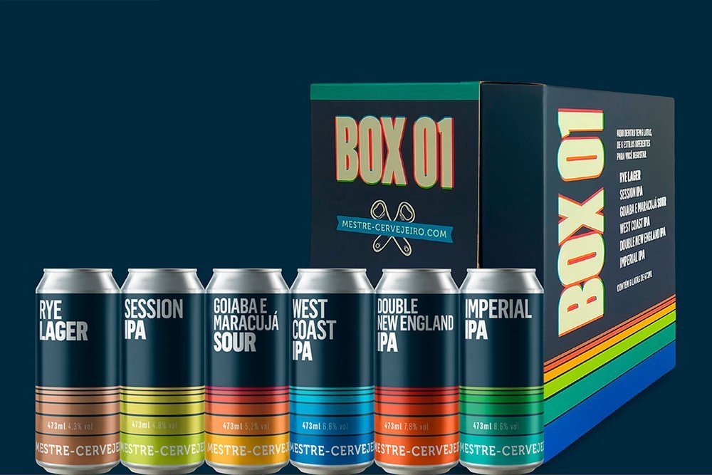Leia mais sobre o artigo Mestre-Cervejeiro.com lança kit de degustação com 6 estilos