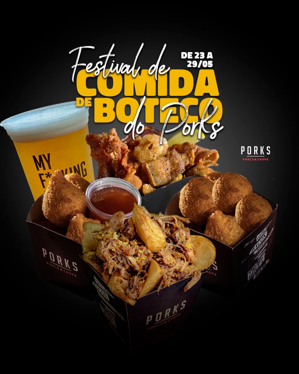 Leia mais sobre o artigo Porks apresenta seu Festival de Comida de Boteco
