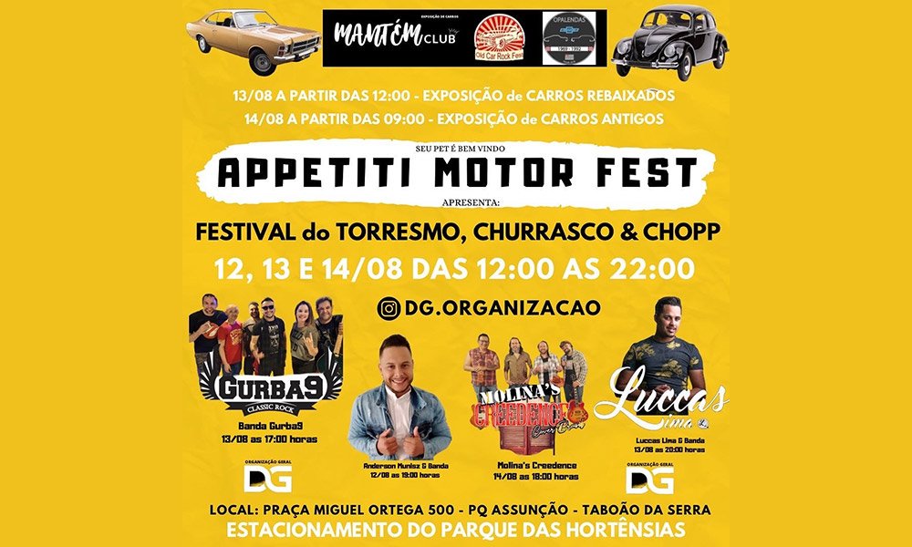 Leia mais sobre o artigo Appetiti Motor Fest: Festival do Torresmo, Churrasco & Chopp