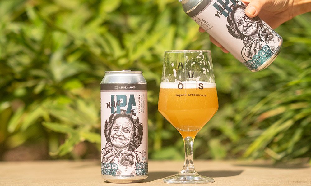 Leia mais sobre o artigo Cerveja Avós: Não IPA 3, batizada de Tia Angela, chega ao mercado