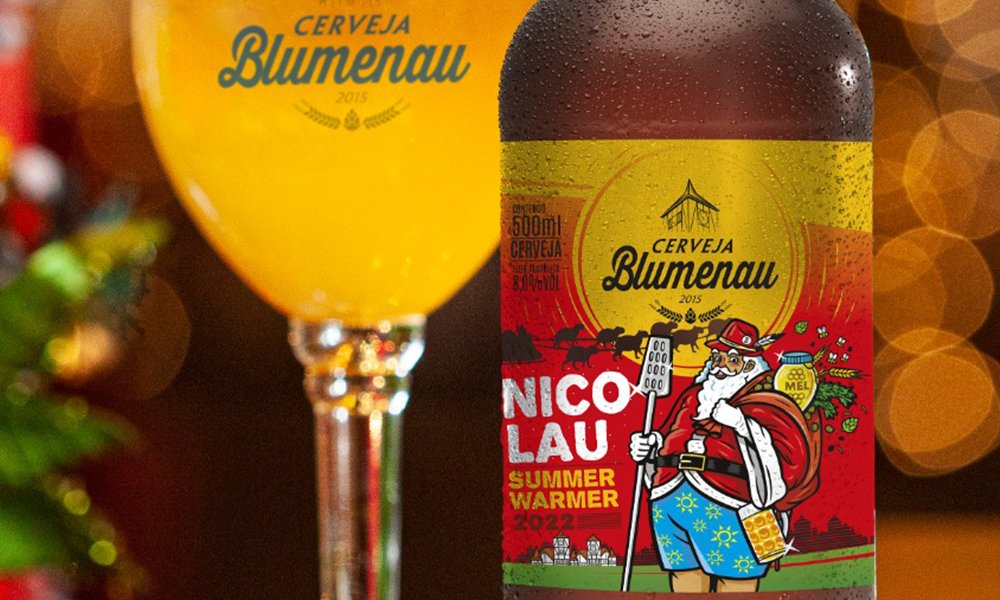 Leia mais sobre o artigo Cerveja Blumenau cria rótulo inspirado no Natal brasileiro