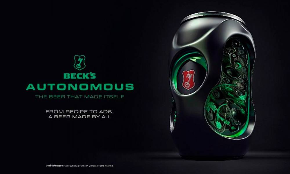 Leia mais sobre o artigo Beck’s celebra 150 anos com cerveja criada por inteligência artificial