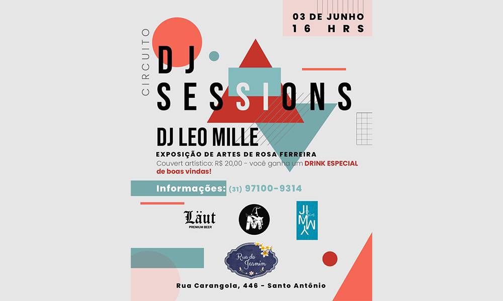 Leia mais sobre o artigo Circuito DJ Sessions agitará BH aos sábados de junho
