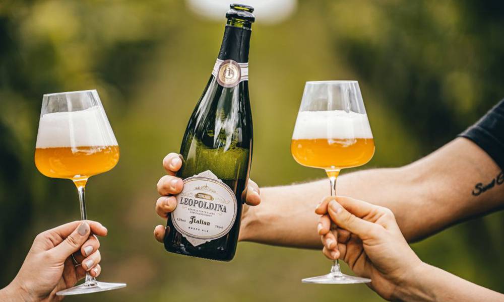 Leia mais sobre o artigo Leopoldina Italian Grape Ale Pinot Noir une cerveja e vinho