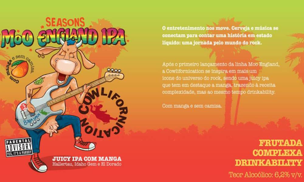 No momento, você está visualizando Novo rótulo da Seasons no lançamento do CBCA: Moo England IPA