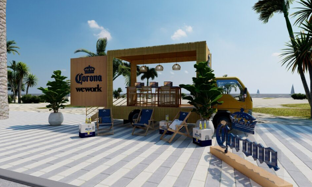 No momento, você está visualizando Corona e WeWork promovem escritório itinerante em praias de SP e RJ