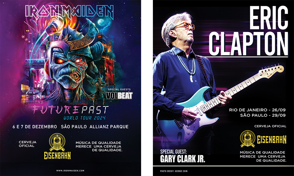 Leia mais sobre o artigo Eisenbahn confirma patrocínio às turnês de Eric Clapton e do Iron Maiden no Brasil