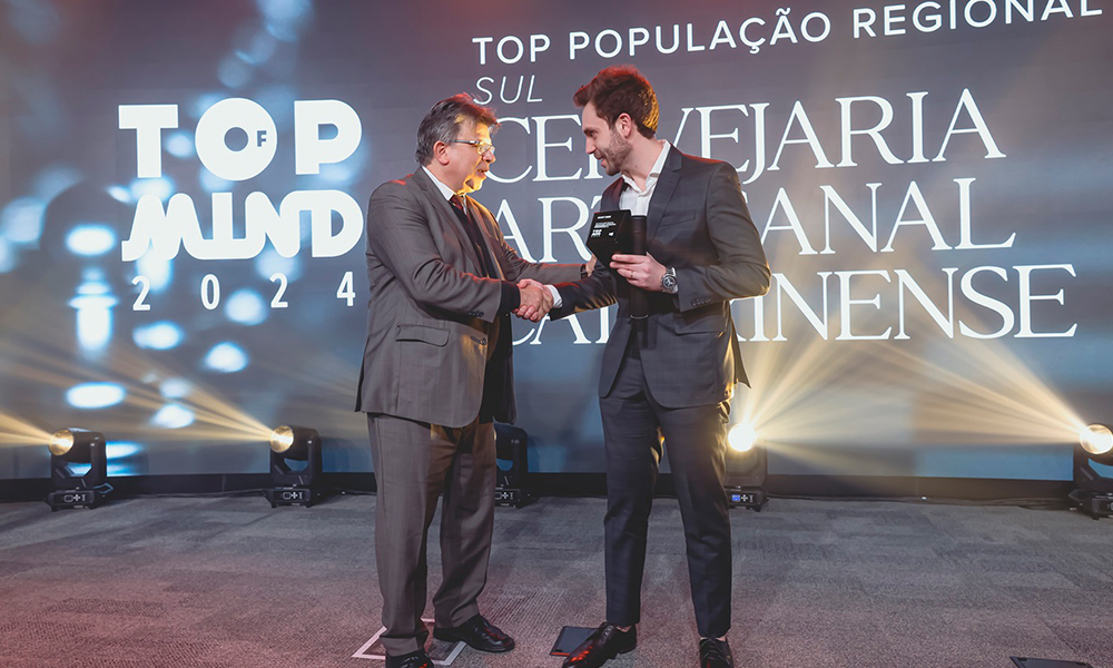 Leia mais sobre o artigo Saint Bier recebe prêmio Top of Mind como a cerveja artesanal mais lembrada no Sul de SC