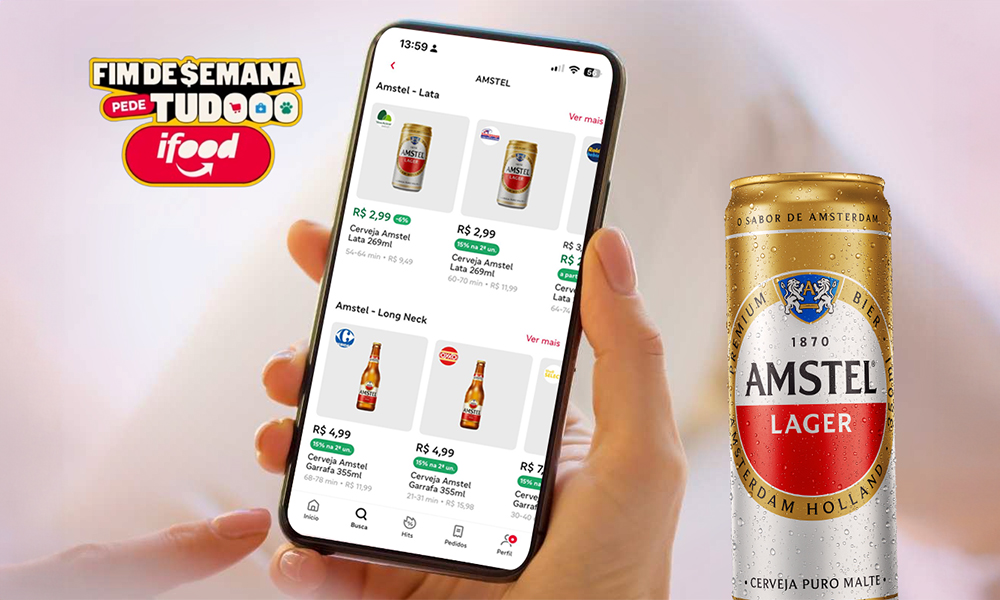 Leia mais sobre o artigo Amstel amplia presença no e-commerce com iFood e GPA para uma experiência de compra mais fácil.
