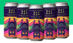 Leia mais sobre o artigo Joy Project Brewing lança a Bat Nap: 1 rótulo leve e intenso para quem ama a noite
