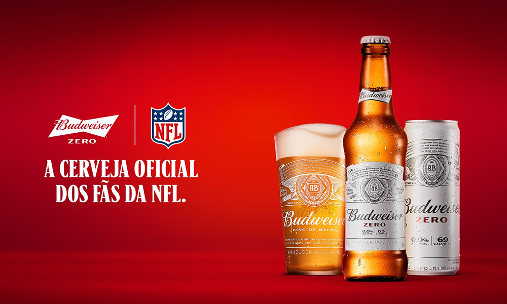 Leia mais sobre o artigo Budweiser é a cerveja oficial da NFL no Brasil pelo segundo ano consecutivo