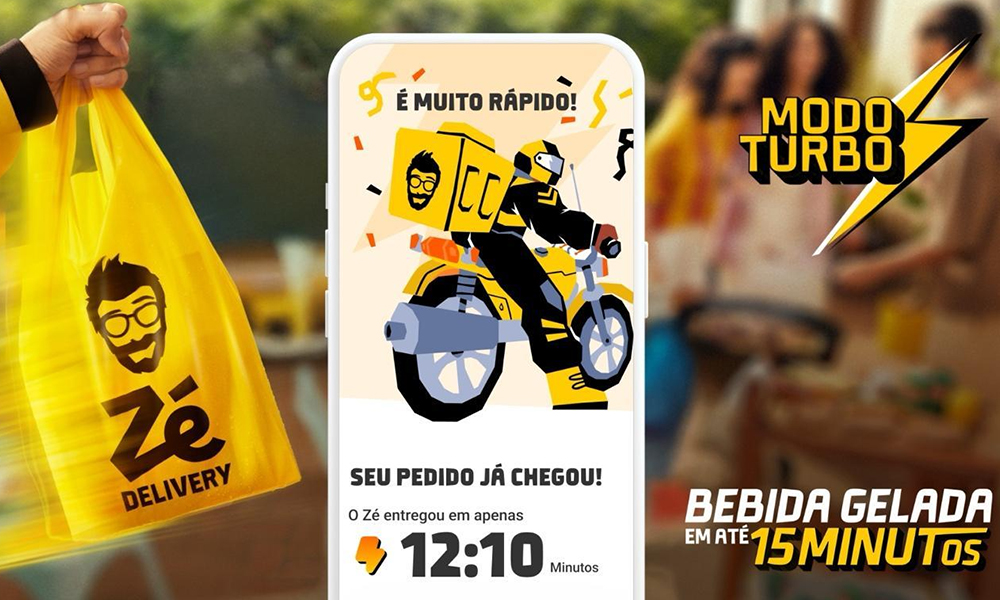 No momento, você está visualizando Zé Delivery, da Ambev, apresenta Modo Turbo com entregas em até 15 minutos