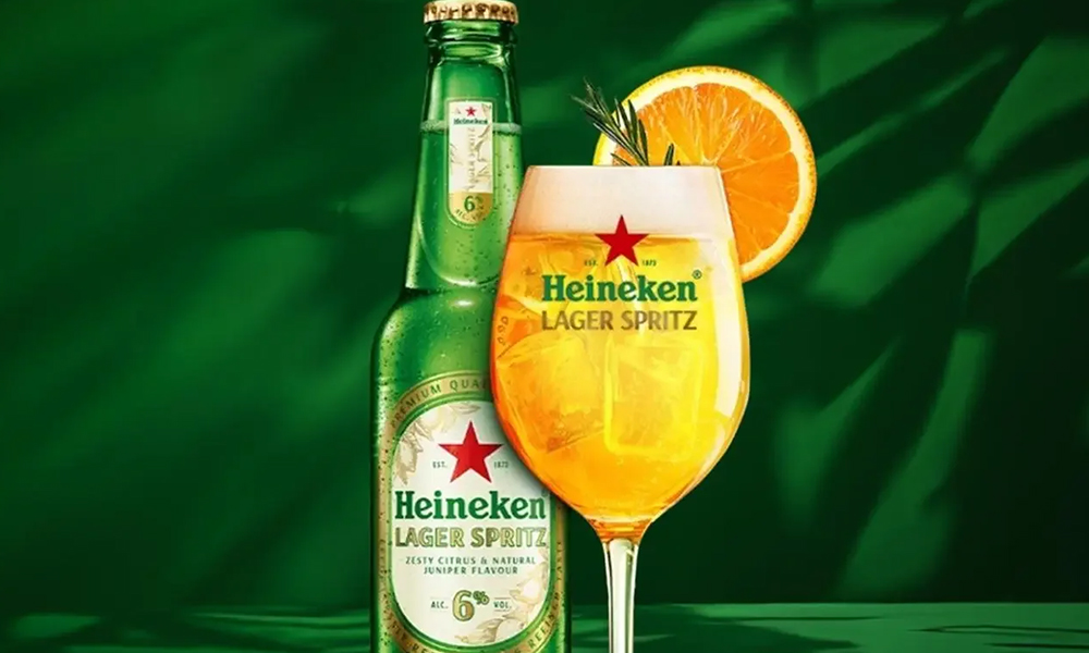 Leia mais sobre o artigo Heineken lança Lager Spritz com rede de experiências em bares.