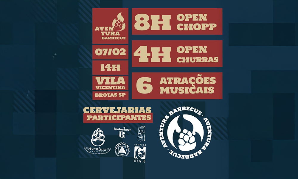 Leia mais sobre o artigo Aventura Barbecue agita Brotas com cerveja artesanal, churrasco e música