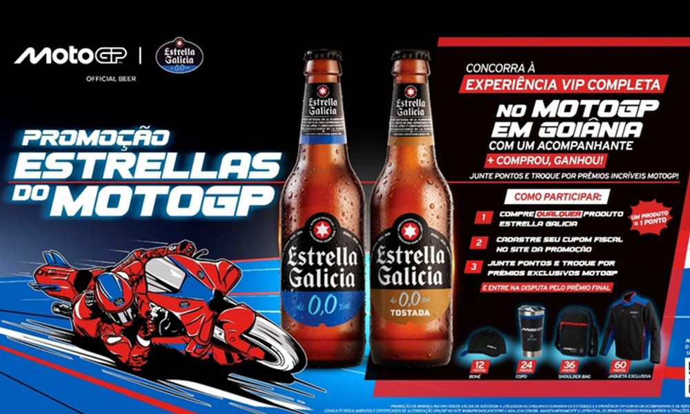 Leia mais sobre o artigo Estrella Galicia levará fãs para o MotoGP no Brasil