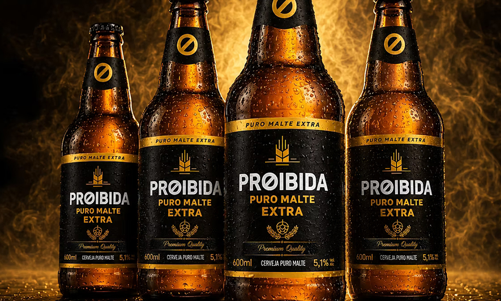 Proibida Puro Malte Extra: Equilíbrio europeu em puro malte brasileiro