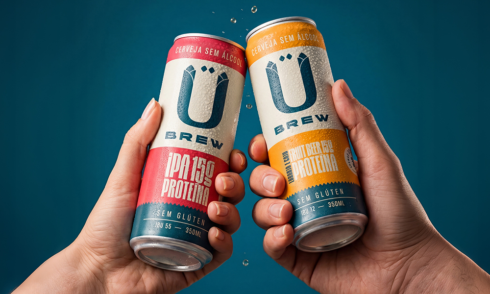 Cerveja sem álcool com proteína: conheça a ÜBrew, eleita a melhor cerveja sem álcool do Brasil