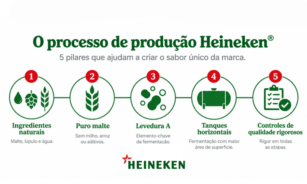 Como é feita a Heineken®: por dentro do processo produtivo no Brasil