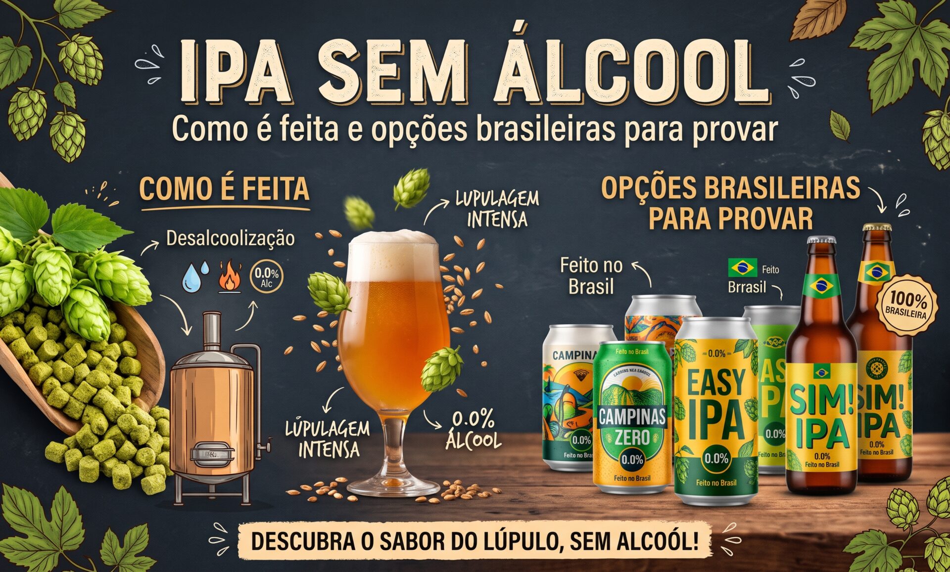 No momento, você está visualizando IPA sem álcool: como é feita e opções brasileiras para provar